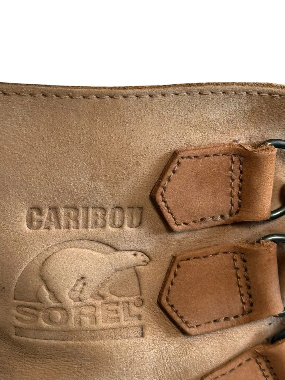 Sorel Caribou Waterproof Winter Snow Boots Women’s US 5 Tan Leather